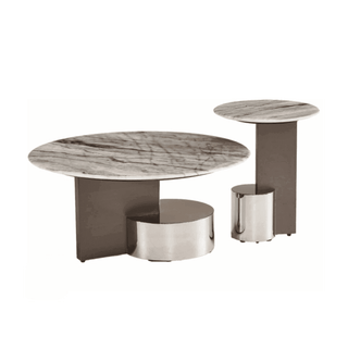 Megafurniture | Drusilla Cultured Marble Nesting Coffee Table | Coffee Table