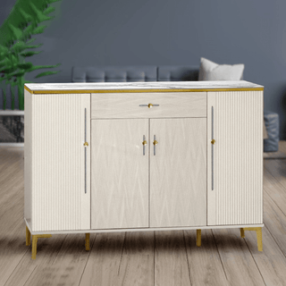 Megafurniture | Dulvie 4 Door Shoe Cabinet (140cm) | Shoe Cabinet