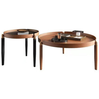 Megafurniture | Eclipse Faux Leather Nesting Coffee Table | Coffee Table