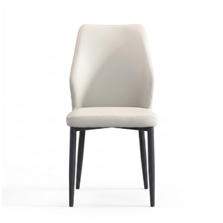 Velorum Marble Dining Table & Elda Faux Leather Dining Chair Set (1+8)
