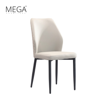Velorum Marble Dining Table & Elda Faux Leather Dining Chair Set (1+8)