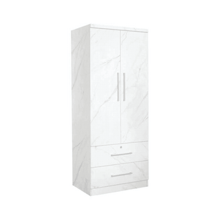 Megafurniture | Elizabeth 2 Open Door Wardrobe with Drawers | Open Door Wardrobe