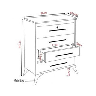 Megafurniture | Elizabeth Chest of Drawers | Chest of Drawer