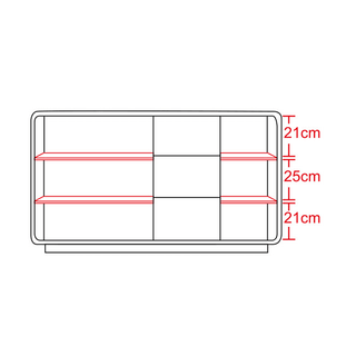 Megafurniture | Estrella Gloss White Sideboard (140cm) | Sideboard