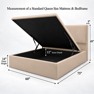 Bedz & Dreamz Everlast Mattress + Storage Bed Frame Package