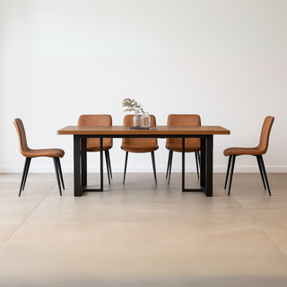Megafurniture | Fenrir Wooden Dining Set (1+8) | Dining Set