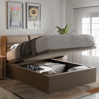 Megafurniture | Fobbee Fabric Storage Bed (Water Repellent) | Storage Bed