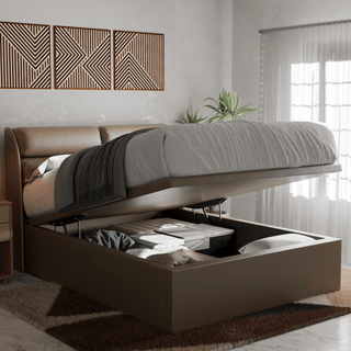 Megafurniture | Fobbee Faux Leather Storage Bed | Storage Bed