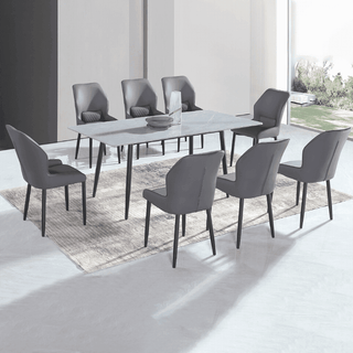 Ambra Ceramic Dining Set (1+8)