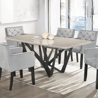 Marcella Marble Dining Set (1+6)