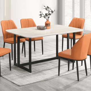 Antonella Marble Dining Set (1+6)