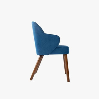 Megafurniture | Gabriella Blue Fabric Dining Chair with Arm | Dining Chair