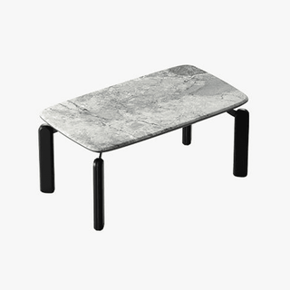 Megafurniture | Genevieve Marble Tech Dining Table (Light/Dark) | Dining Table
