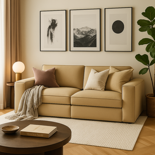 Megafurniture | Giacomo Fabric 3 Seater Sofa (Pet Friendly) | Fabric Sofa