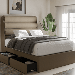 Megafurniture | Gobbee Fabric Drawer Bed (Water Repellent) | Drawer Bed
