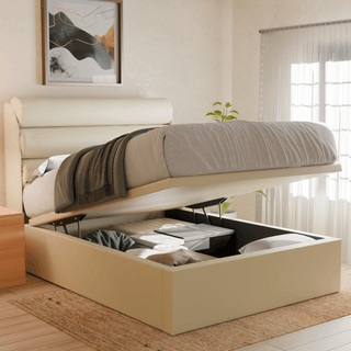 Megafurniture | Gobbee Faux Leather Storage Bed | Storage Bed