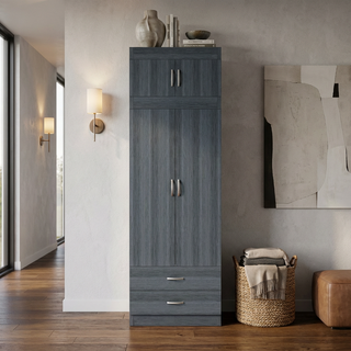 Quinton 2 Door Open Wardrobe with Top