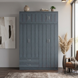 Quinton 4 Door Open Wardrobe with Top