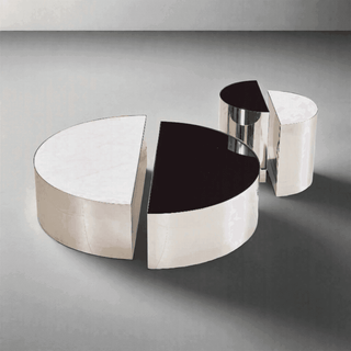 Megafurniture | Guido Cultured Marble Nesting Coffee Table | Coffee Table