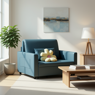 Gurhk Leathaire Sofa Bed (126cm)