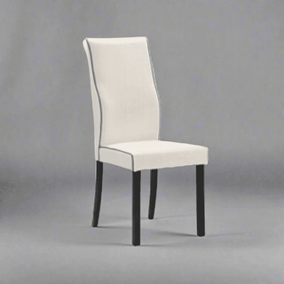 Velor Faux Leather Dining Chair