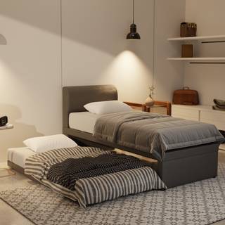 Donna Fabric 3 in 1 Pull Out Bed