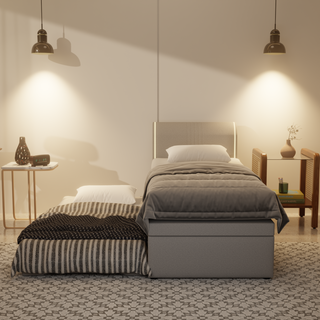 Panser Fabric 3 in 1 Pull Out Bed (Led Light)