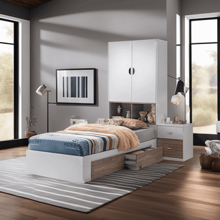 Megafurniture | Hagen Bed Frame (Single) | Wooden Bed Frame