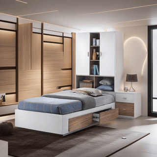 Megafurniture | Hagen Bed Frame (Super Single) | Wooden Bed Frame