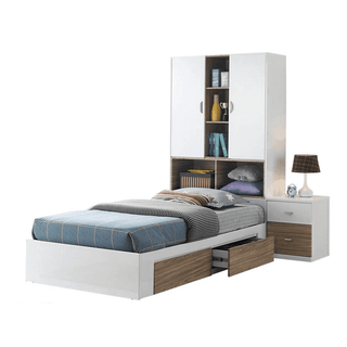 Megafurniture | Hagen Bed Frame (Super Single) | Wooden Bed Frame