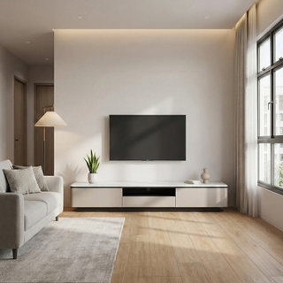 Haggins TV Console by Esteller (Marble)