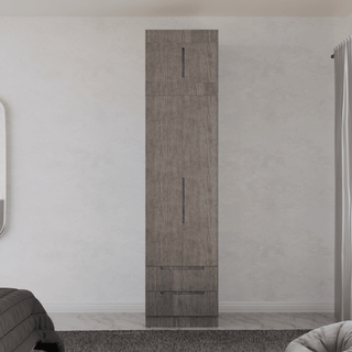 Megafurniture | Harris 2 Door Open Wardrobe with Top | Open Door Wardrobe