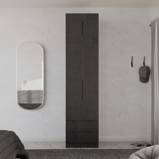 Megafurniture | Harris 2 Door Open Wardrobe with Top | Open Door Wardrobe