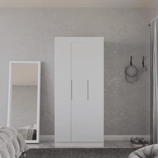 Megafurniture | Harris 3 Door Open Wardrobe | Open Door Wardrobe