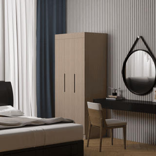 Megafurniture | Harris 3 Door Open Wardrobe | Open Door Wardrobe