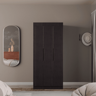 Megafurniture | Harris 3 Door Open Wardrobe | Open Door Wardrobe