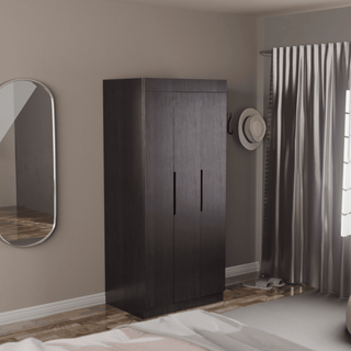 Megafurniture | Harris 3 Door Open Wardrobe | Open Door Wardrobe