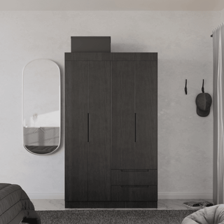 Megafurniture | Harrison 4 Door Open Wardrobe | Open Door Wardrobe