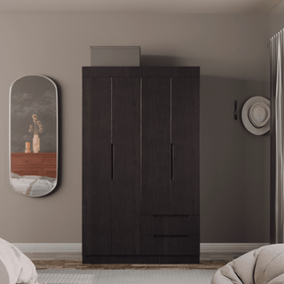 Megafurniture | Harrison 4 Door Open Wardrobe | Open Door Wardrobe