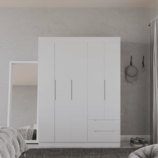 Megafurniture | Harrison 5 Door Open Wardrobe | Open Door Wardrobe