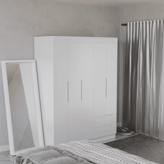 Megafurniture | Harrison 5 Door Open Wardrobe | Open Door Wardrobe