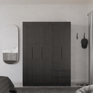 Megafurniture | Harrison 5 Door Open Wardrobe | Open Door Wardrobe