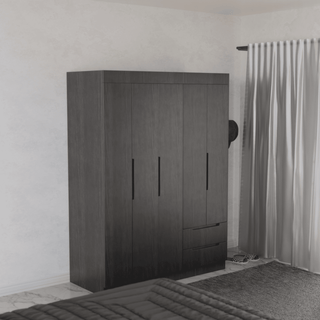 Megafurniture | Harrison 5 Door Open Wardrobe | Open Door Wardrobe