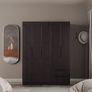 Megafurniture | Harrison 5 Door Open Wardrobe | Open Door Wardrobe