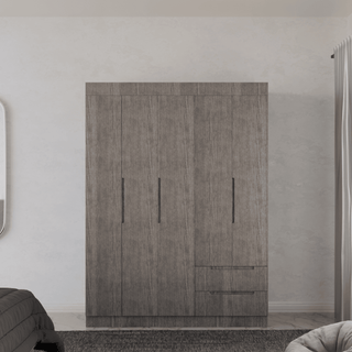 Megafurniture | Harrison 5 Door Open Wardrobe | Open Door Wardrobe