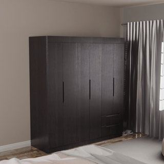 Megafurniture | Harrison 6 Door Open Wardrobe | Open Door Wardrobe