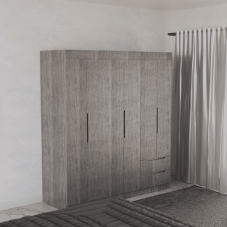 Megafurniture | Harrison 6 Door Open Wardrobe | Open Door Wardrobe