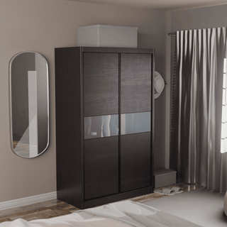 Megafurniture | Helene Modular Wardrobe (Frosted Glass) | Modular Wardrobe