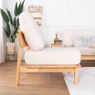 Megafurniture | Holly Fabric Wooden Frame Sofa (Water Repellent) | Wooden Sofa