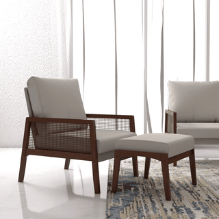 Megafurniture | Huxley Fabric Wooden Frame Sofa | Wooden Sofa